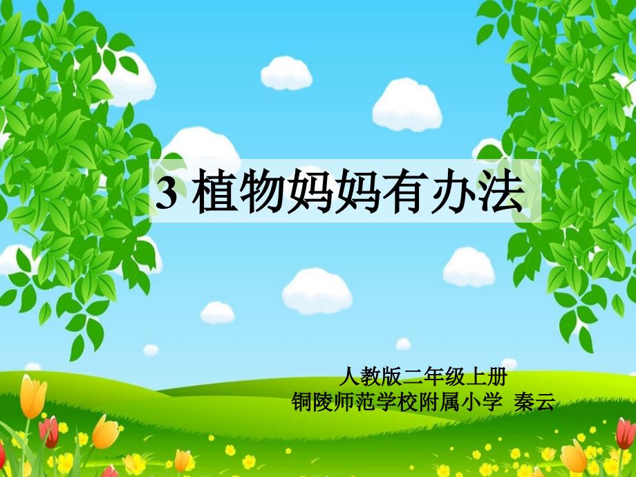 植物妈妈有办法 铜陵师范附小 秦云_第1页