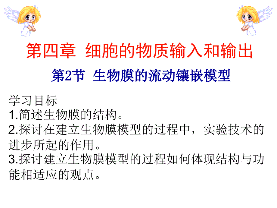 细胞膜的流动镶嵌模型宋石_第1页