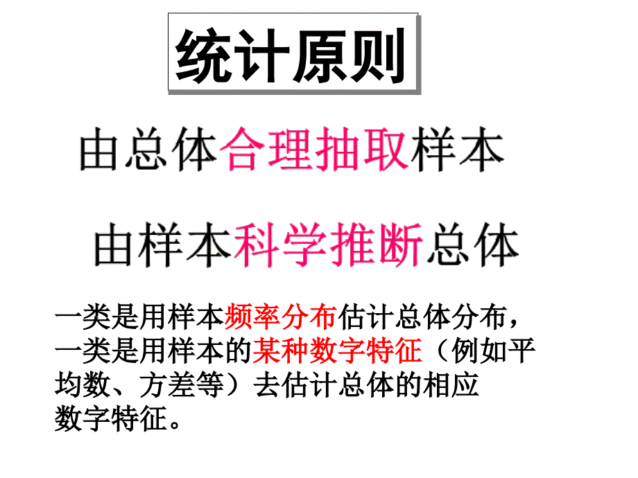 用样本的频率分布估计总体分布_第1页