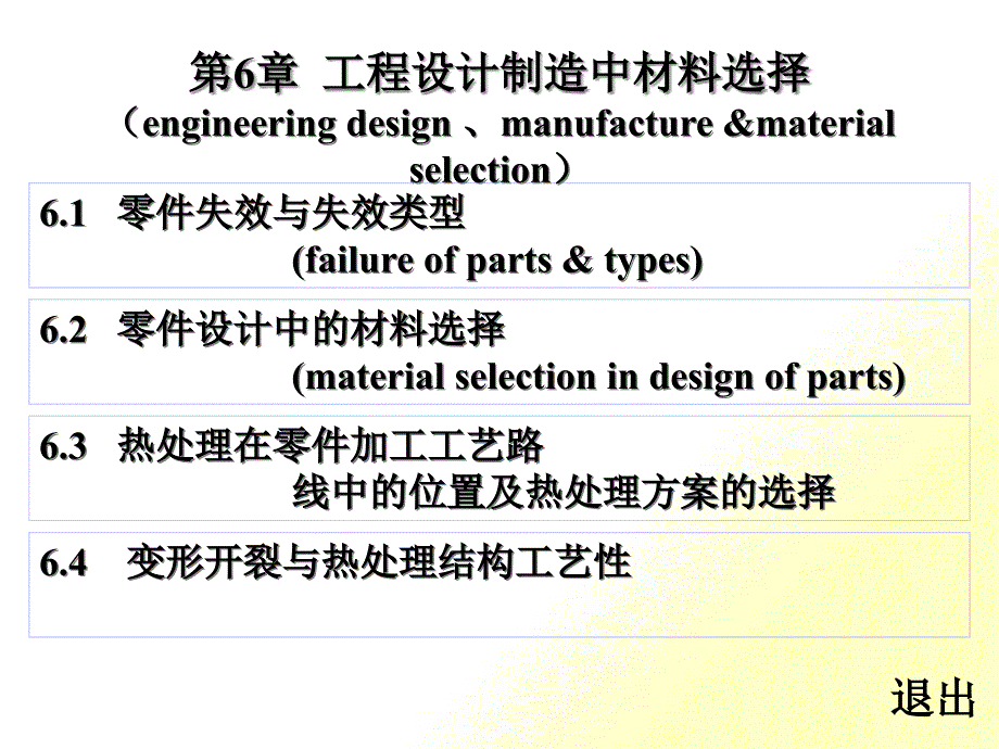 工程设计制造中材料选择（PPT47页)_第1页