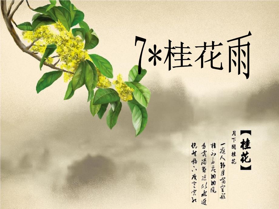 7桂花雨（教育精品）_第1页