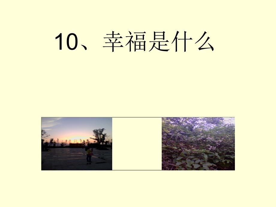 10、幸福是什么 (2)（教育精品）_第1页