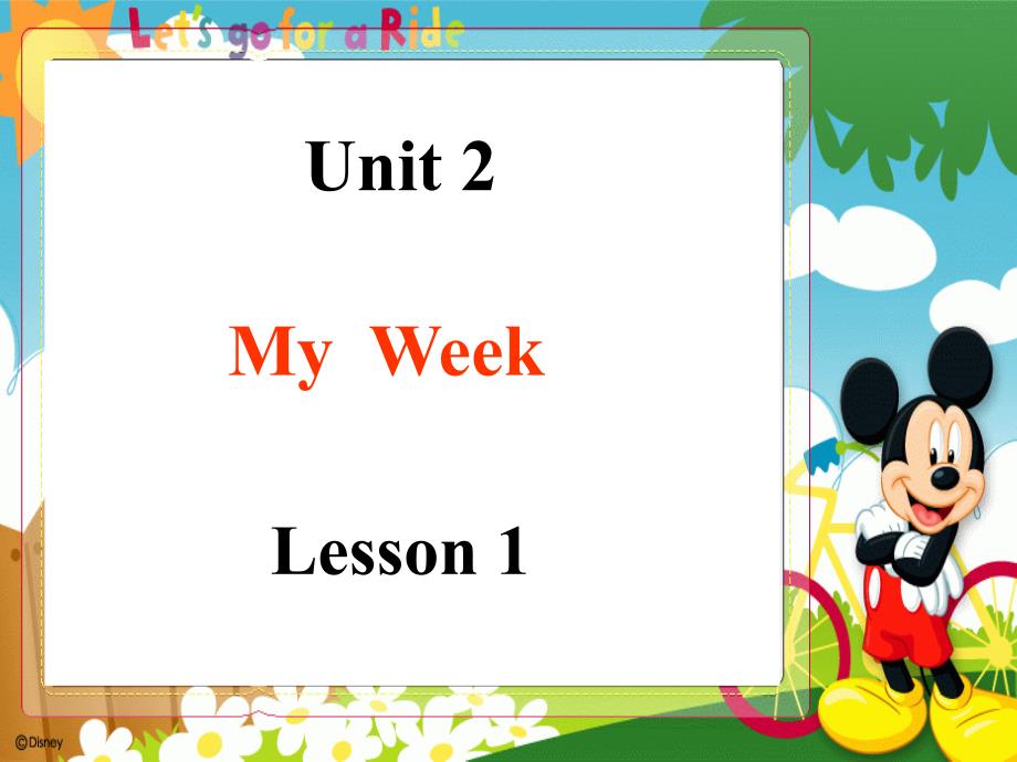 五年级英语上册Unit2MyDaysoftheWeekLet'slearn第一课时课件_第1页