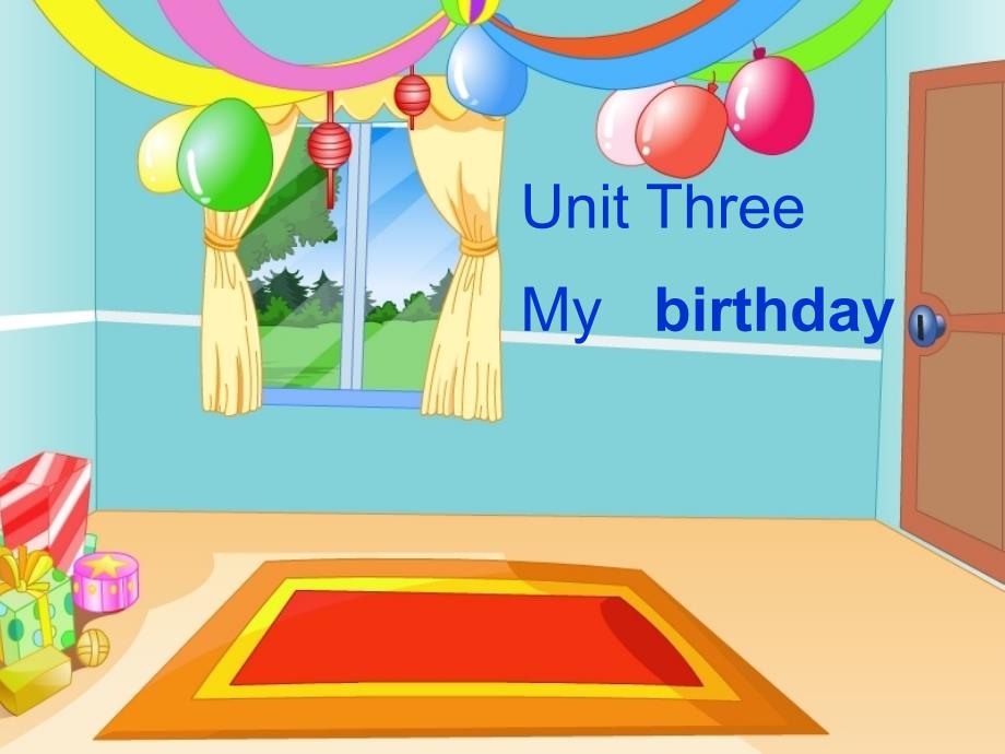 PEP小學(xué)英語五年級(jí)下冊_Unit3_My___birthday_第1頁