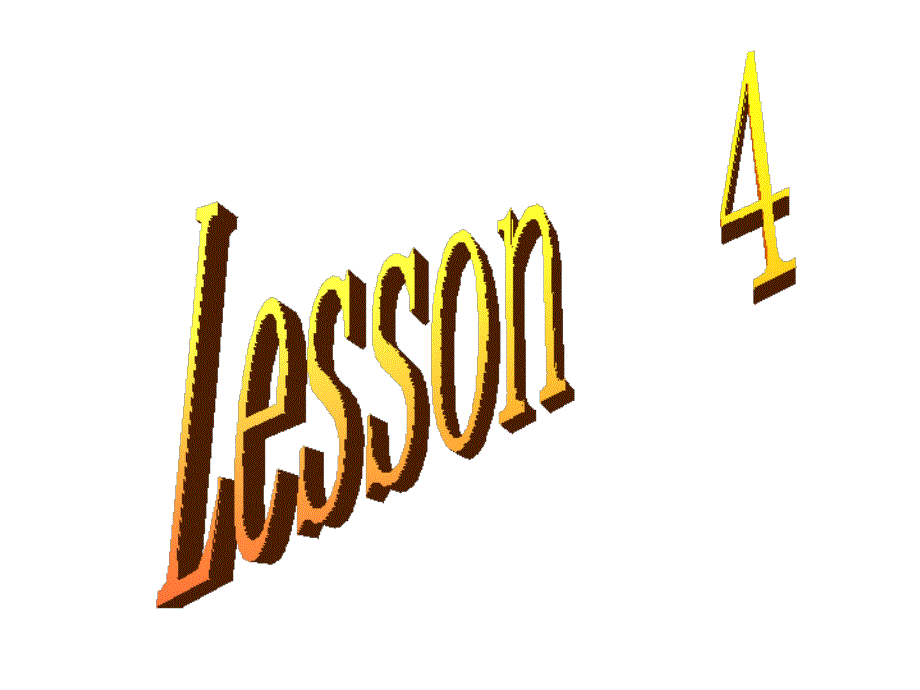 冀教版英语八年级上册Lesson4课件_第1页