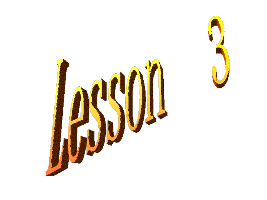 冀教版英语八年级上册Lesson3课件_第1页