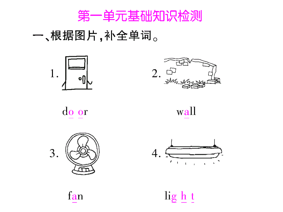 第一单元基础知识检测_第1页