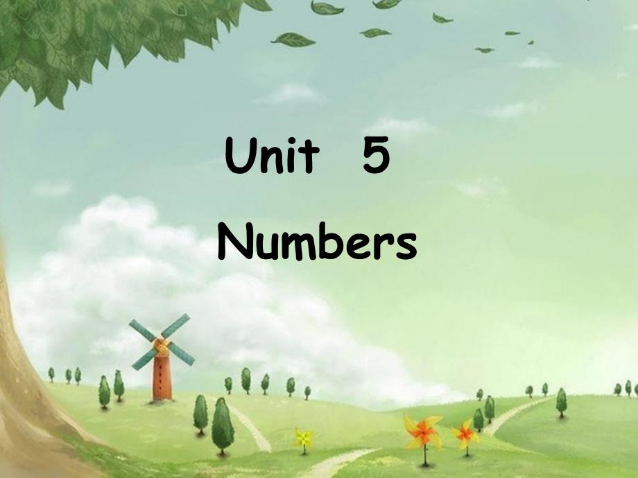 一年级英语上册unit5numbers课件_第1页