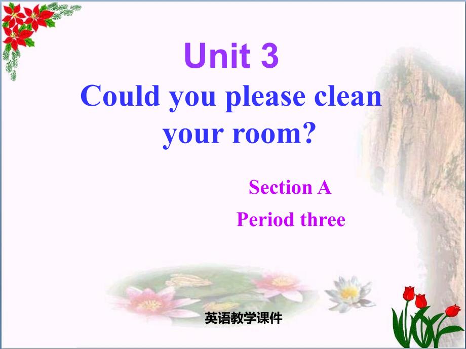 《Could-you-please-clean-your-room》教学讲解课件_第1页