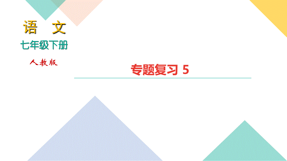 专题复习-5课件_第1页