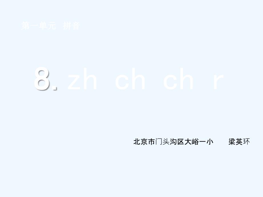 《zh+ch+sh+r》课件1（教育精品）_第1页