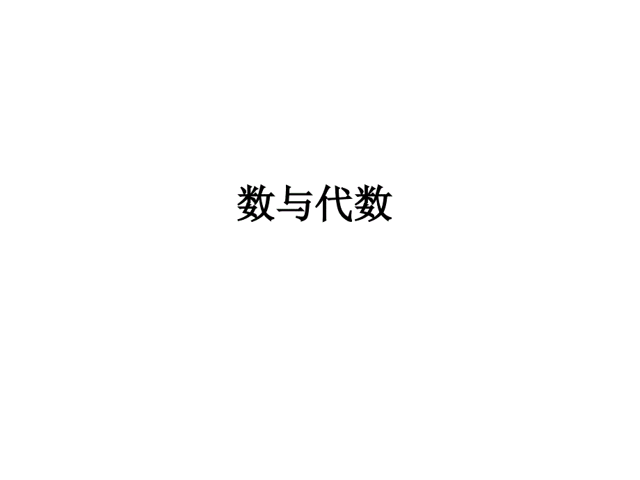 数与代数-课件1_第1页