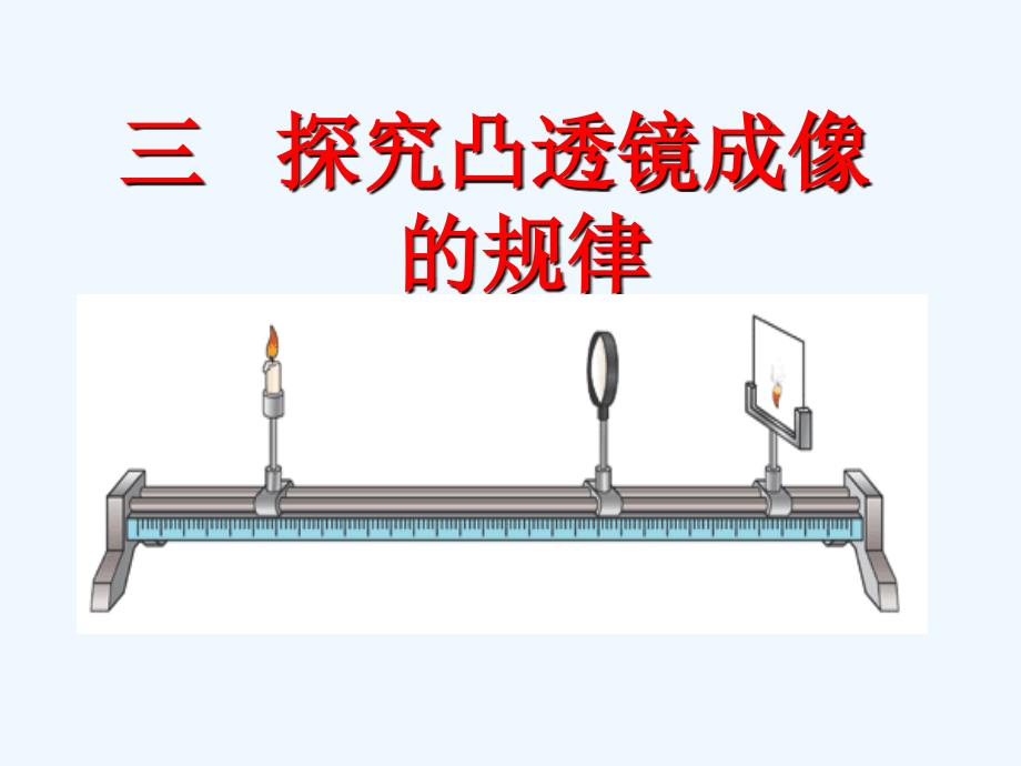 初中物理_探究凸透镜成像规律ppt+flash课件（教育精品）_第1页