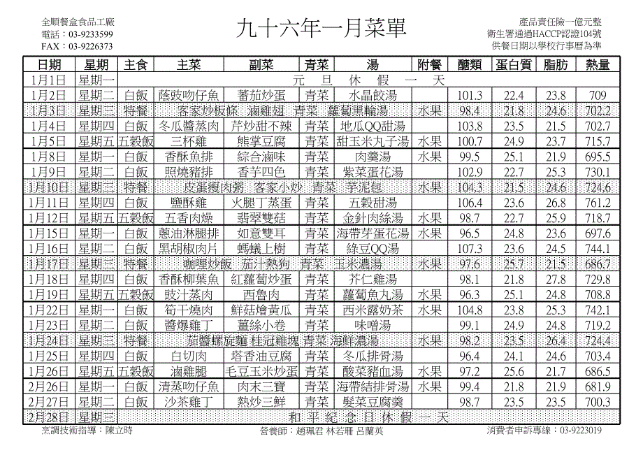 全順餐盒食品工廠_第1頁