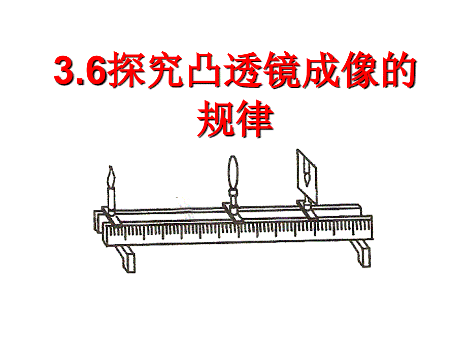 探究凸透镜成像规律 (沪粤版)课件_第1页