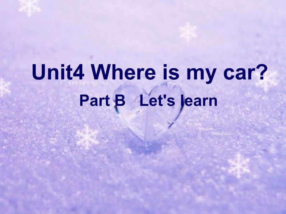 新版pep小学英语三年级下册Unit4-B-let's-learn_第1页