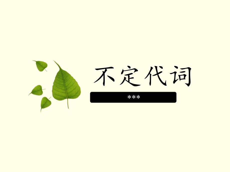 不定代词初中课件_第1页