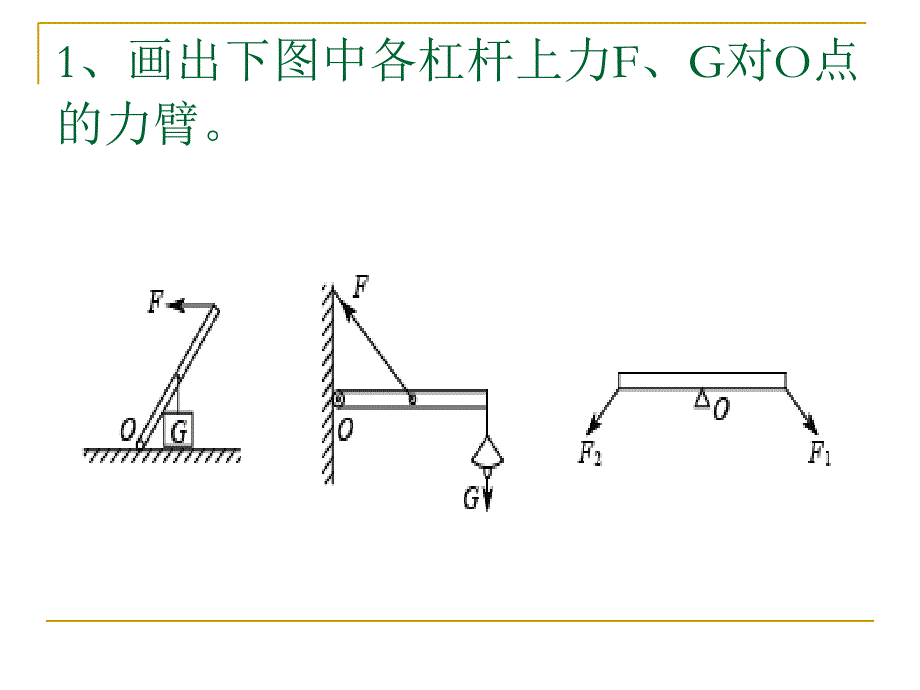 杠杆力臂作图分解课件_第1页