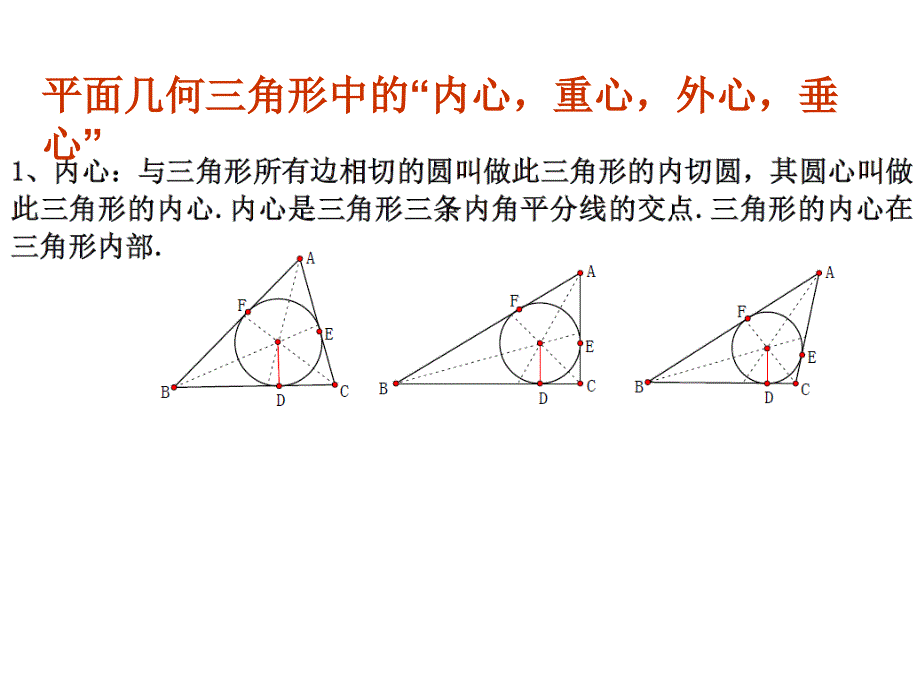 三角形的四心(祥细)课件_第1页