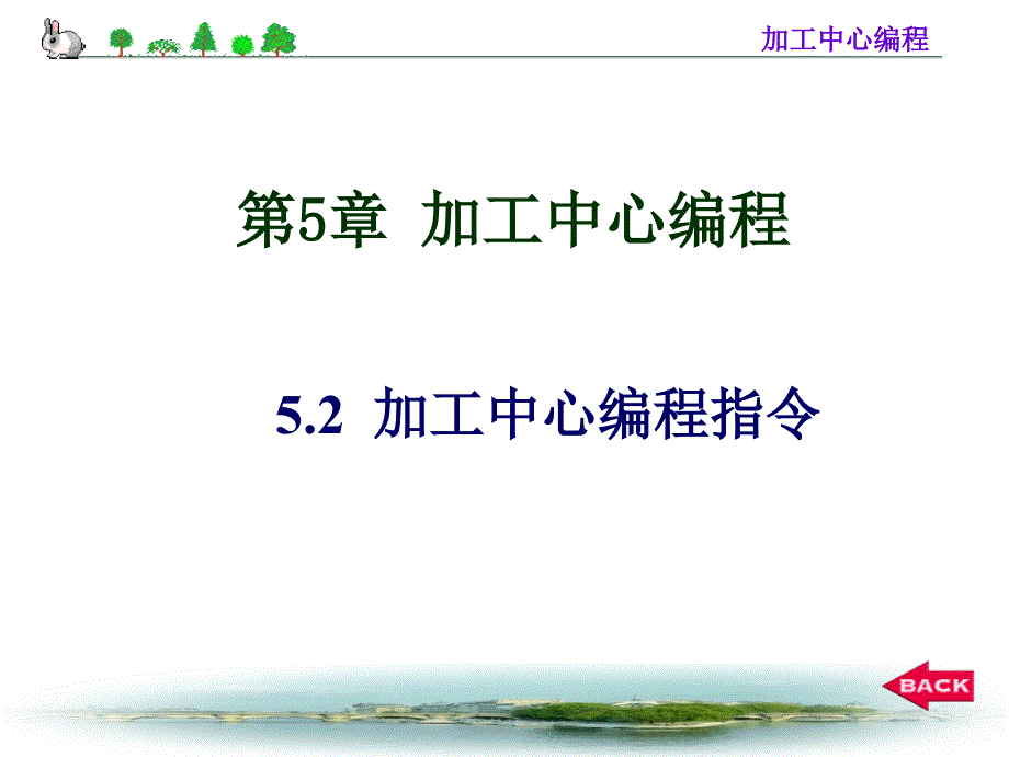 数控加工中心编程指令课件_第1页