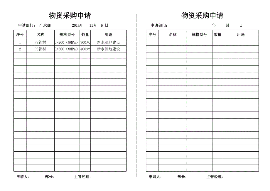 物資采購申請(qǐng)(各部門)_第1頁