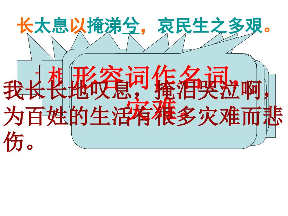 必修二离骚第一段逐字逐句翻译(修正)课件_第1页