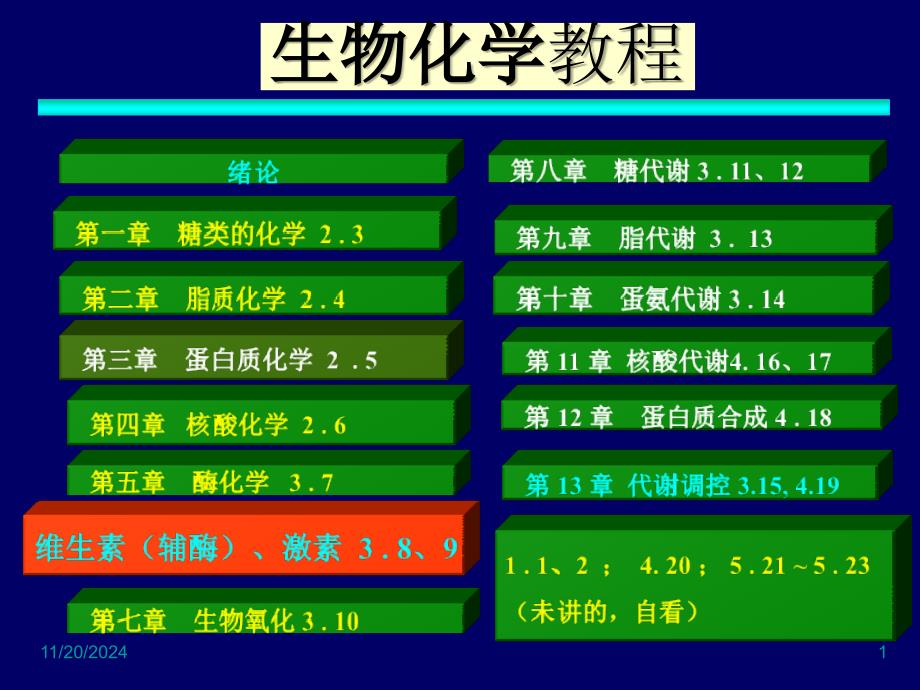 生物化学维生素辅酶、激素_第1页