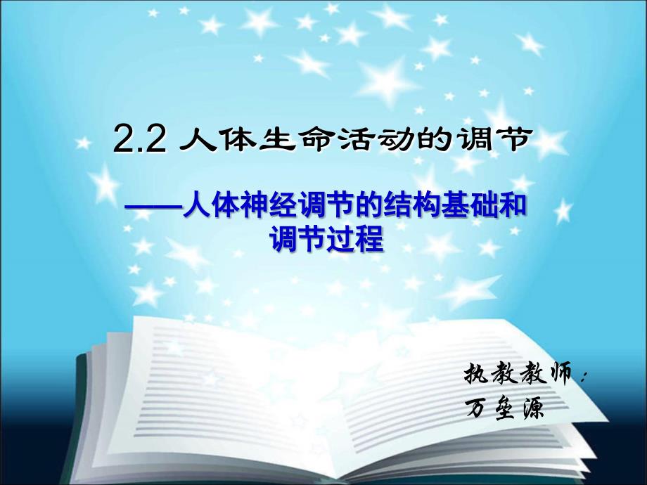 苏教版教学课件22人体生命活动的调节神经调节_第1页