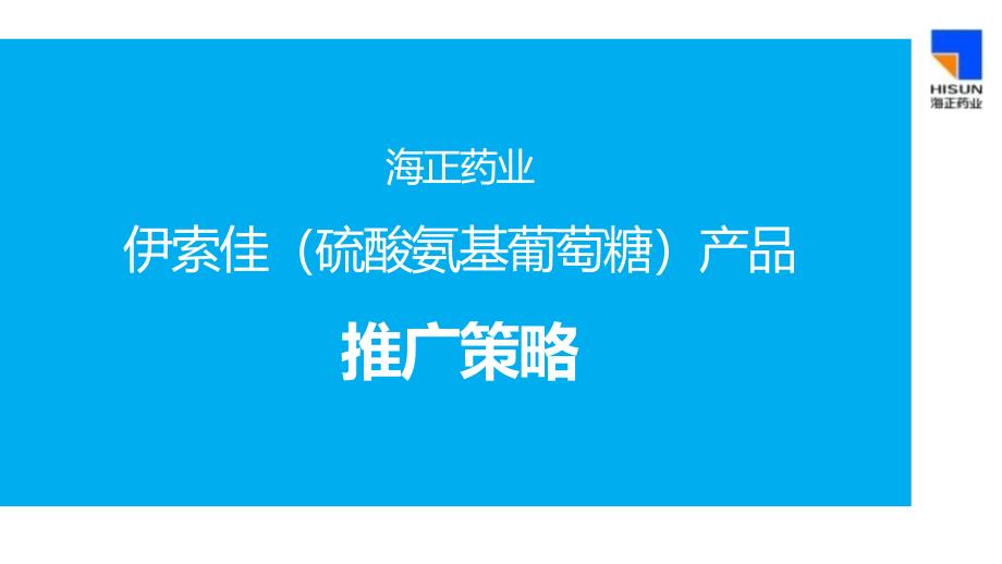 海正药业网络推广方案课件_第1页