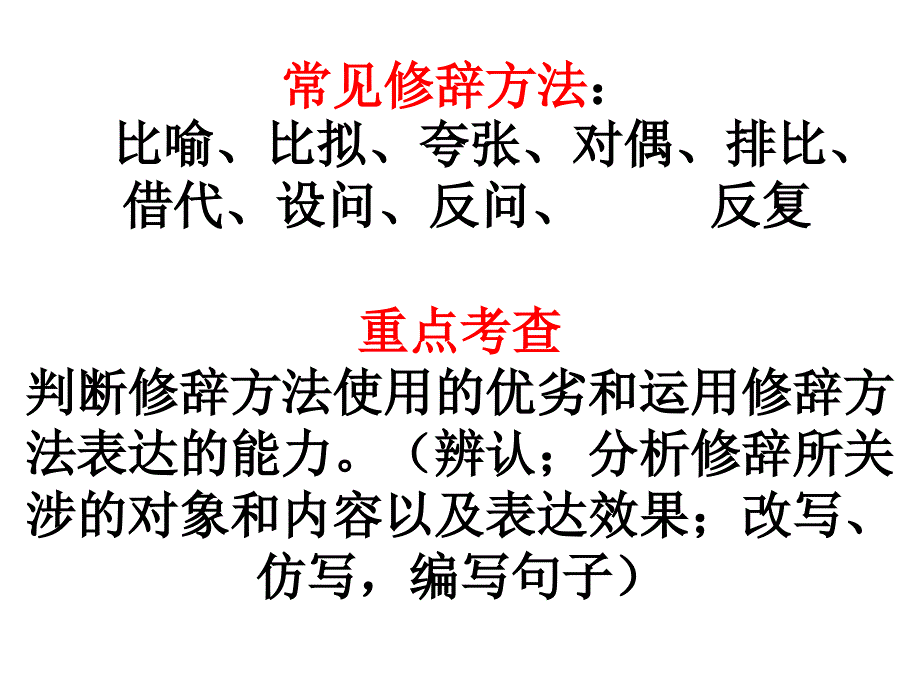 修辞知识讲解课件_第1页