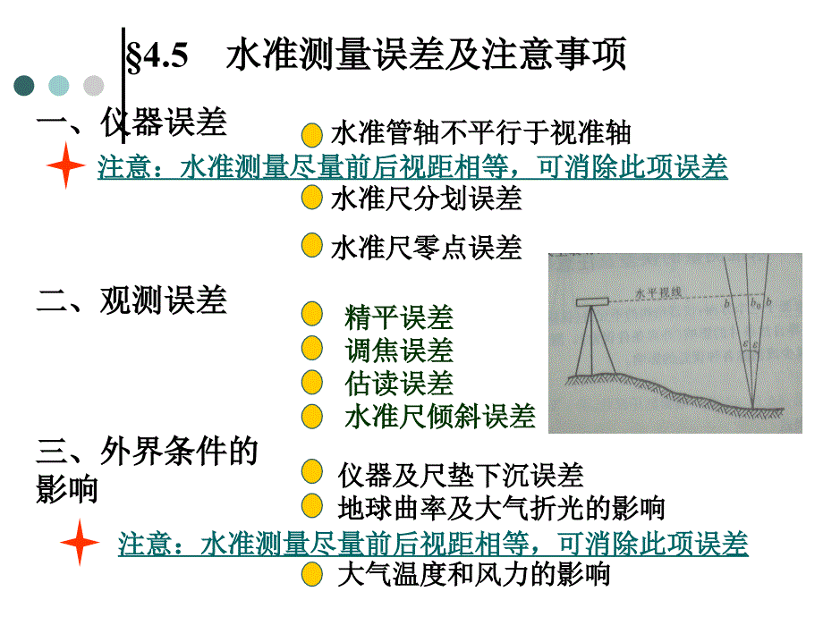 水准测量误差分析课件_第1页