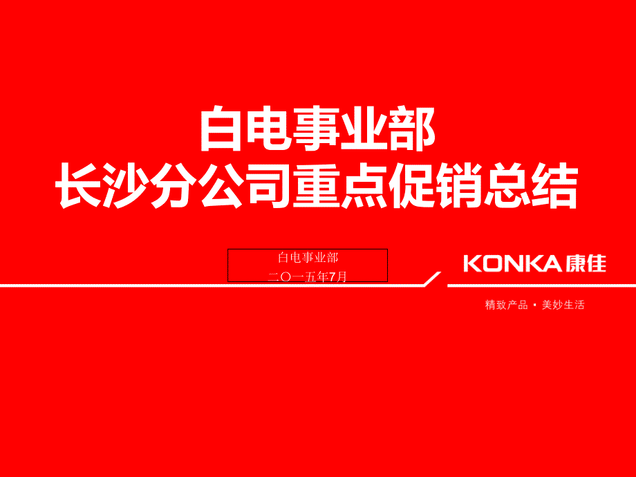 长沙分公司重点活动总结模份_第1页