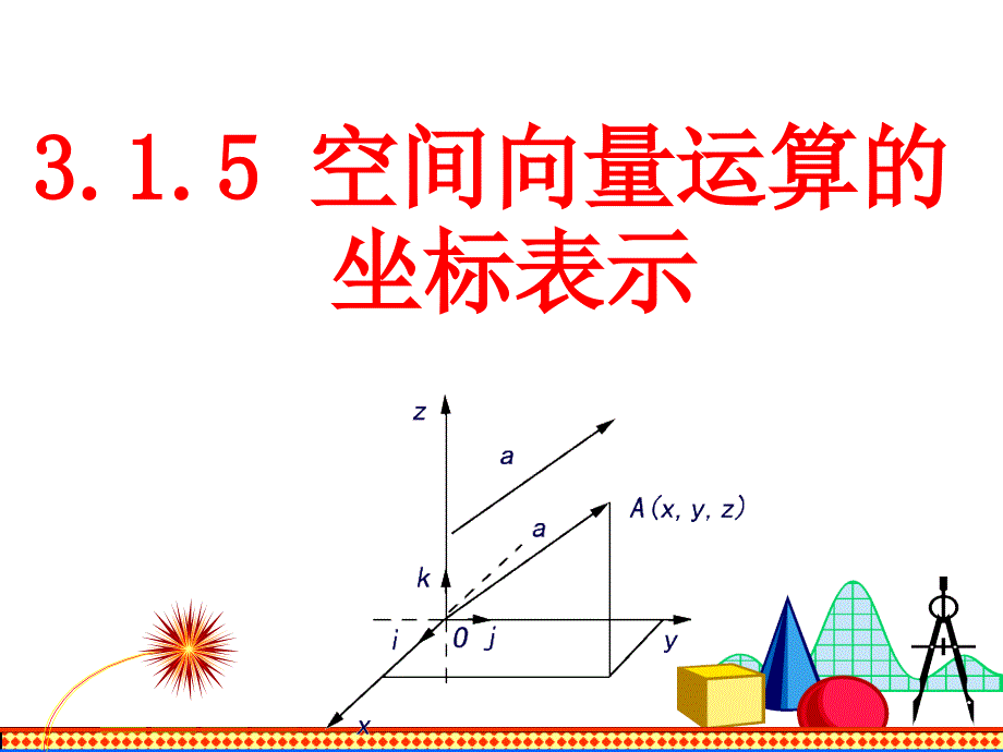 315空间向量运算的坐标表示(上课用)_第1页