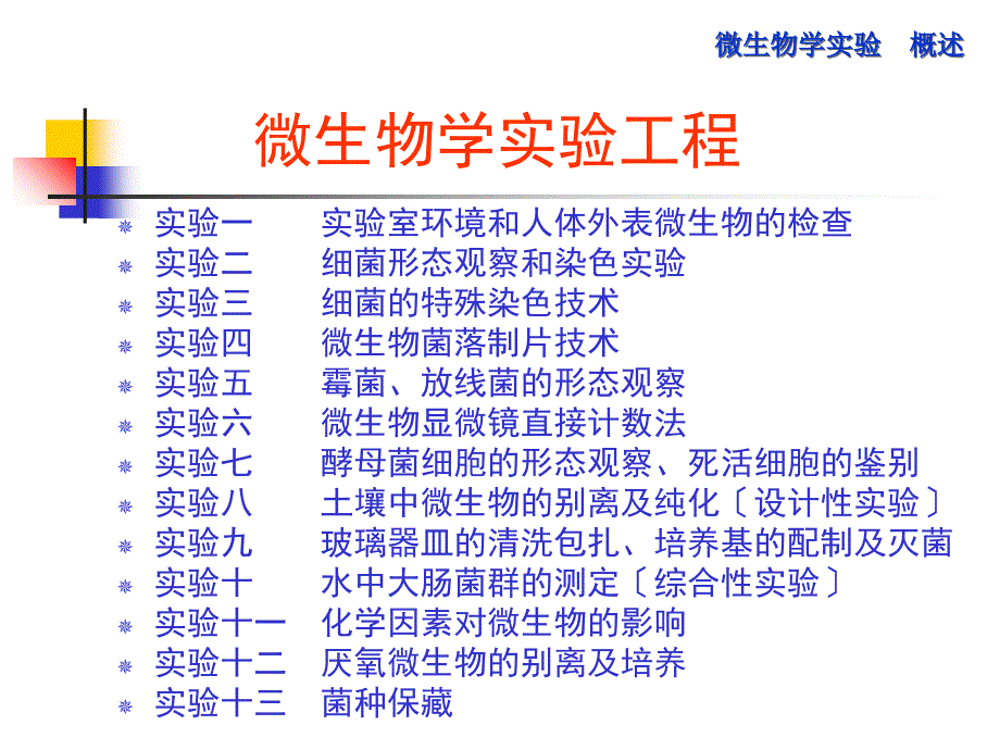 微生物学实验项目-1_第1页