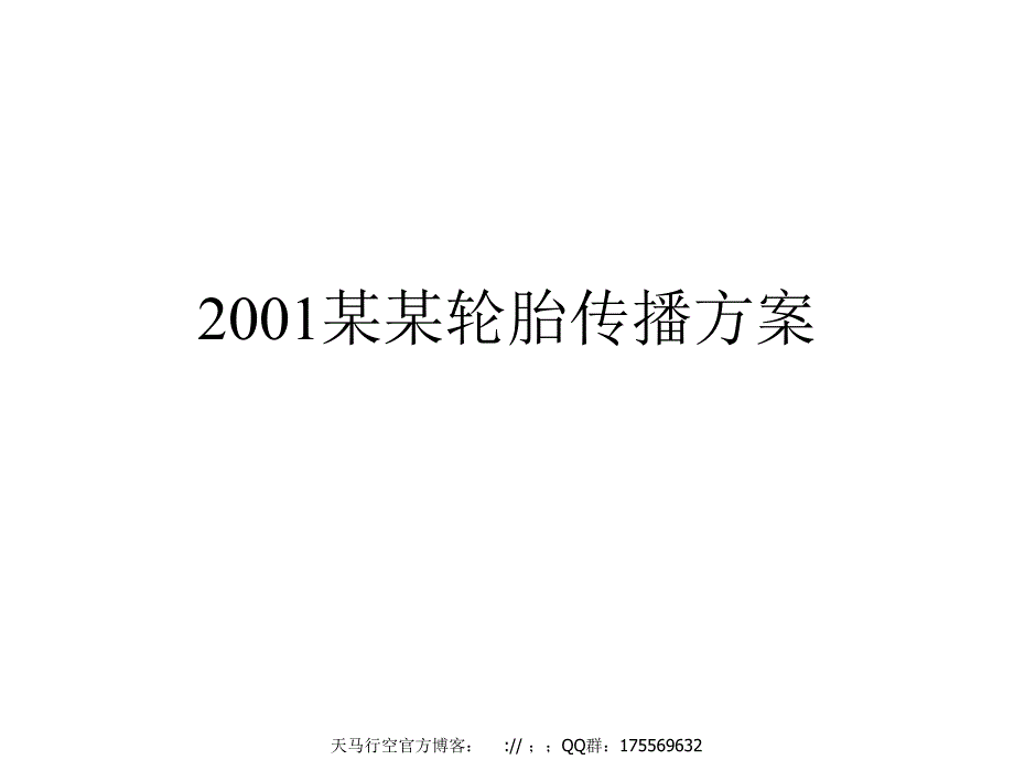 某轮胎传播计划_第1页