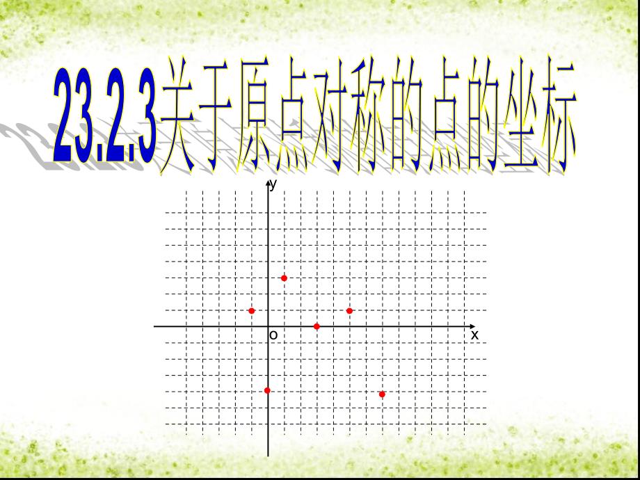 分享课件-原点对称点的坐标特点_第1页