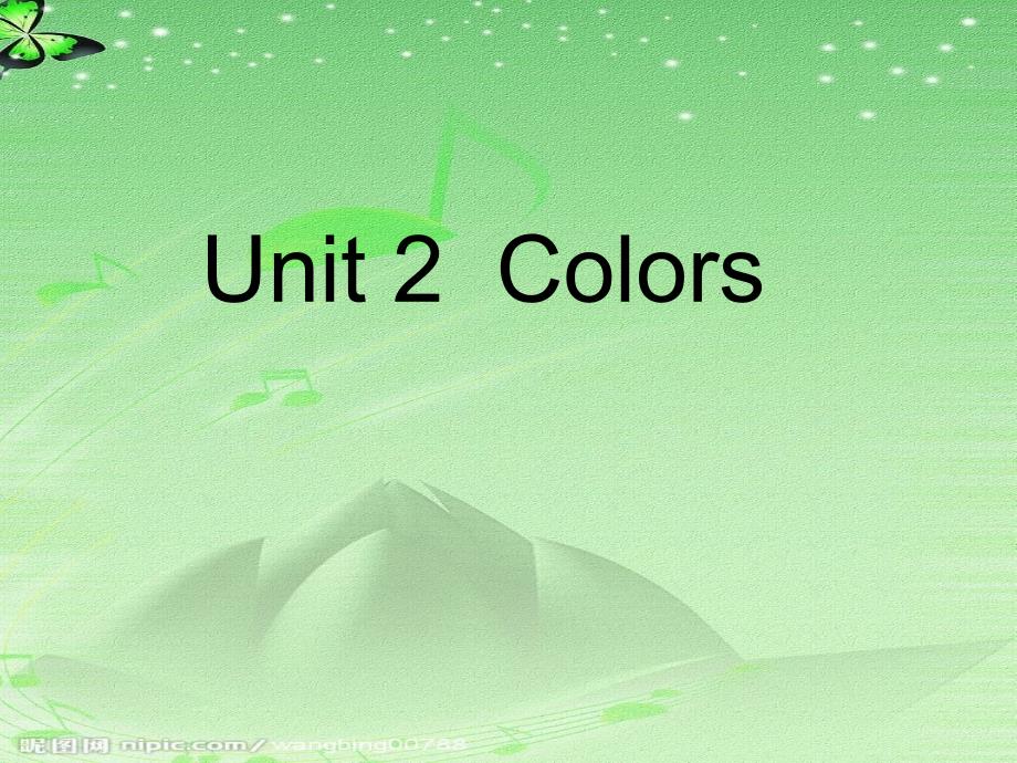 Unit 2Colors_第1页