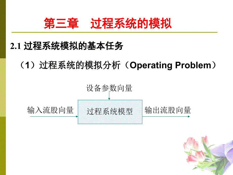 化工过程过程系统的模拟_第1页