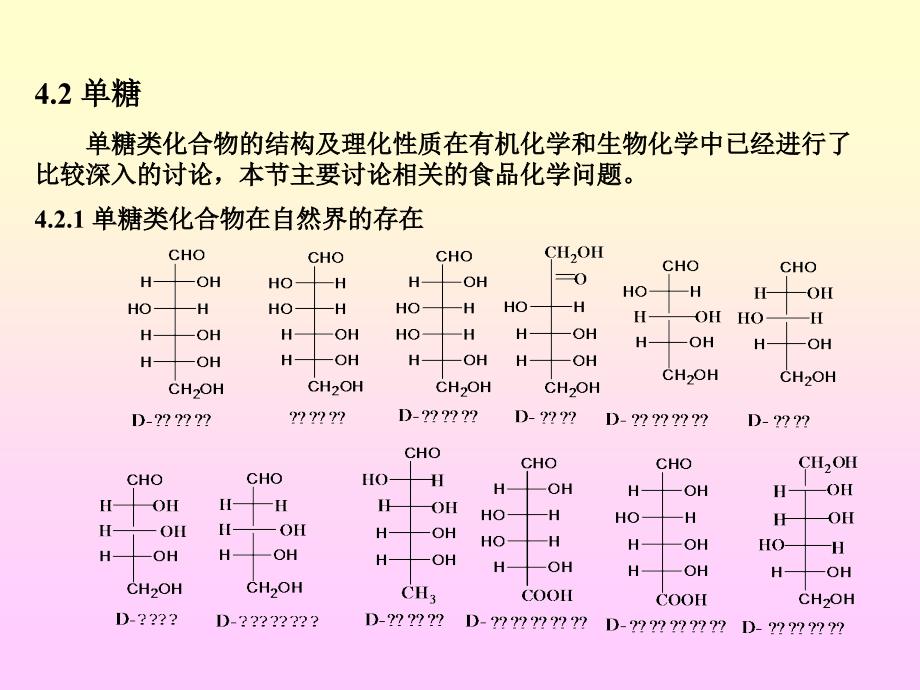 食品中的碳水化合物第二节单糖_第1页