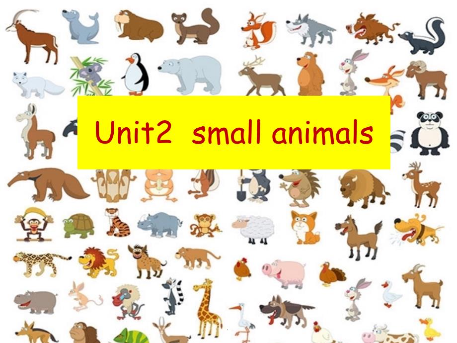 牛津英语1B-unit2-small-anima课件_第1页