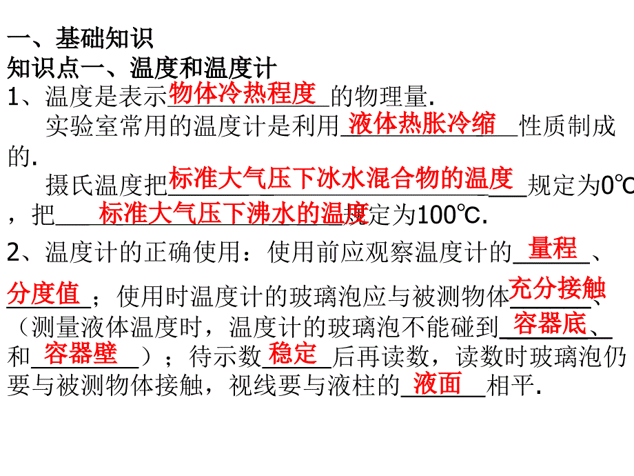 《物态变化》知识点复习_第1页