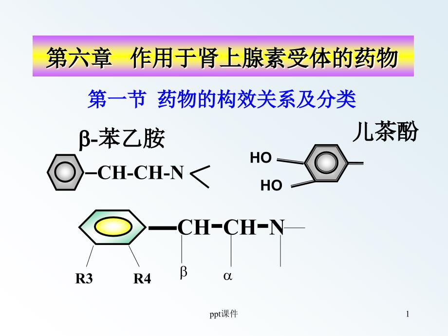 肾上腺素受体药物--课件_第1页