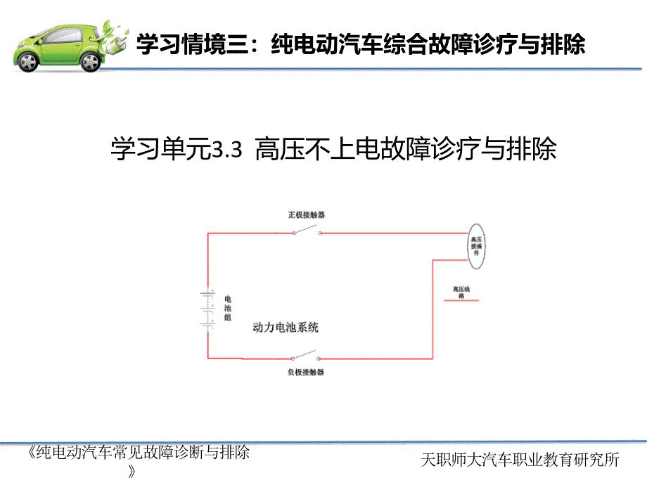 高压不上电故障诊断与排除_第1页