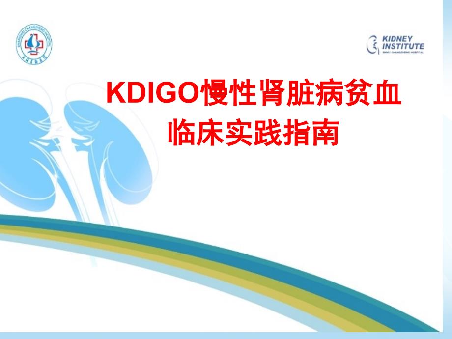 KDIGO慢性肾脏病贫血临床实践指南_第1页