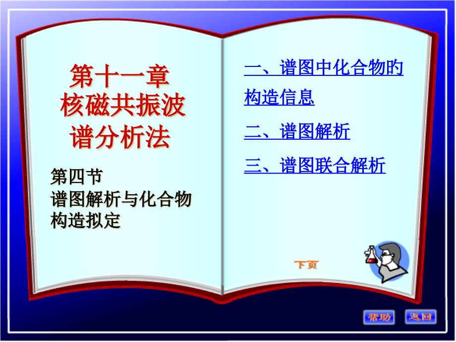 核磁共振谱图解析与结构确定_第1页