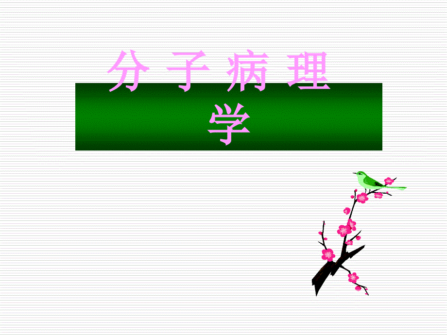 分子病理学专题知识宣讲_第1页