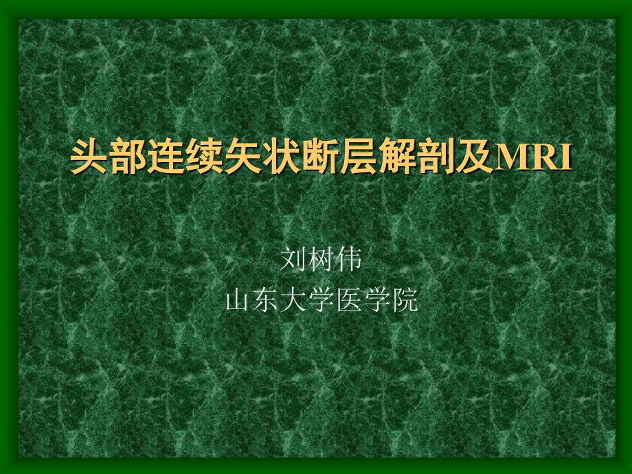 头部连续矢状断层解剖及MRI_第1页