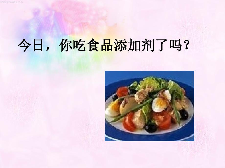 今天你吃食品添加剂了吗_第1页