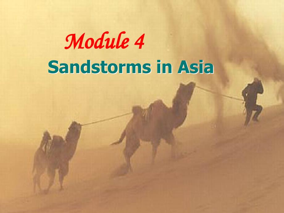 课件Module4SandstorminAsia_第1页