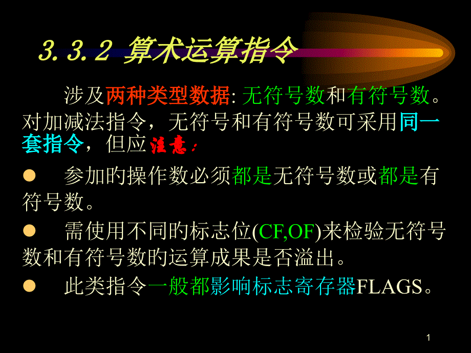 算术运算指令_第1页